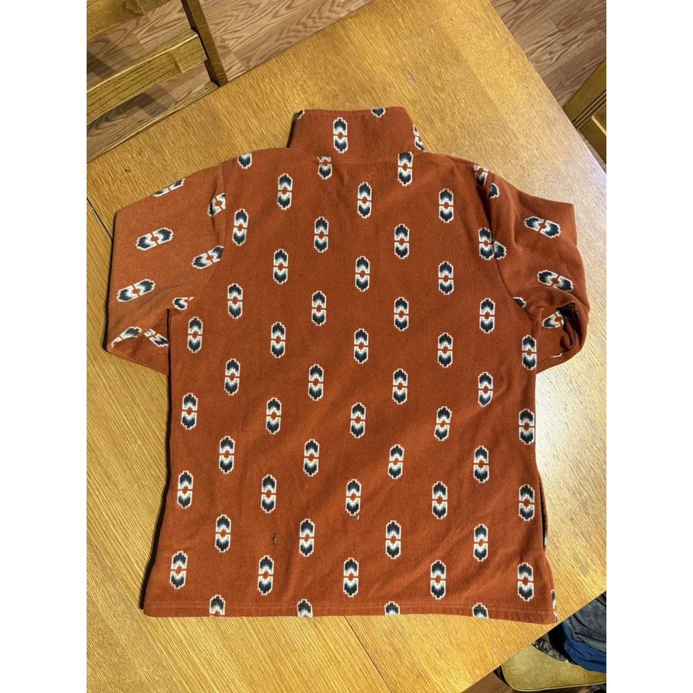 Wrangler As Real As Fleece Pullover Women XL Southwestern Aztec Snap Mock Neck - Picture 5 of 7